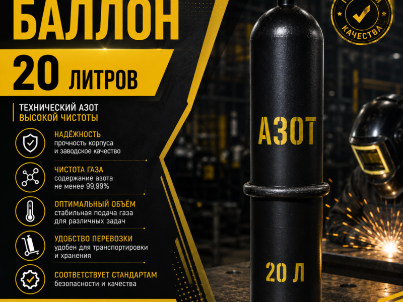 Азотный баллон 20 л