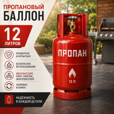 Пропановый баллон 12 л