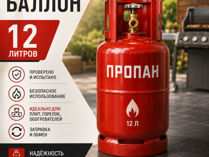 Пропановый баллон 12 л