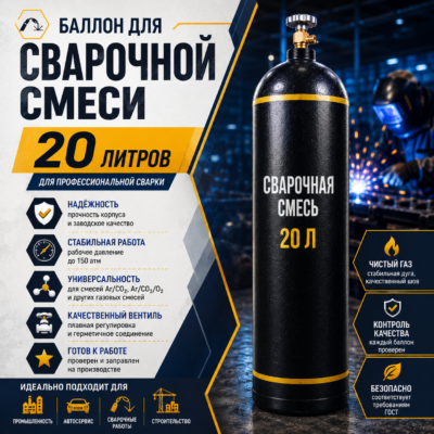 Баллон под сварочную смесь 20 л