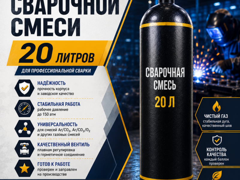 Баллон под сварочную смесь 20 л
