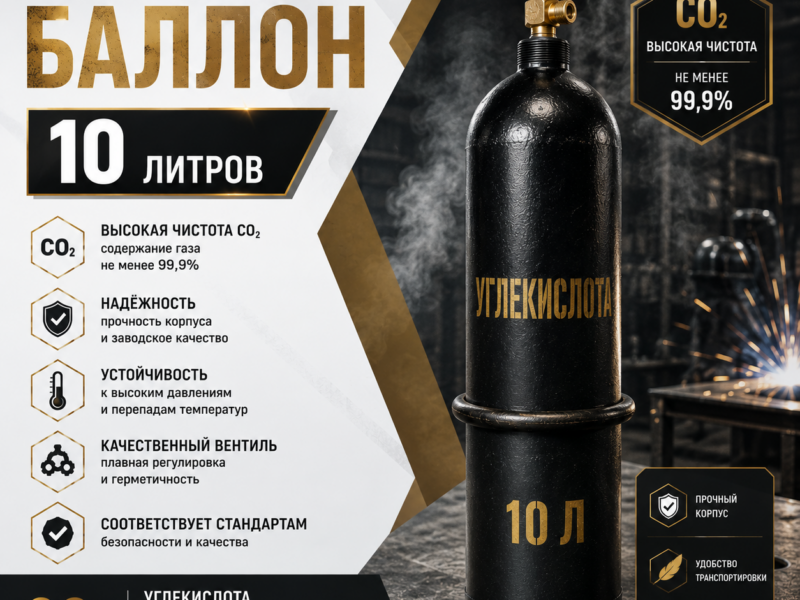 Углекислотный баллон 10 л