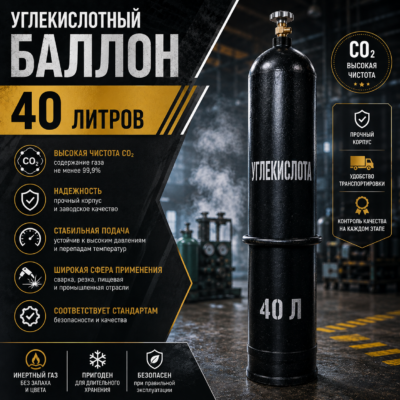 Углекислотный баллон 40 л