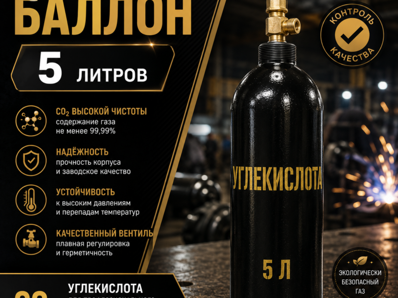 Углекислотный баллон 5 л